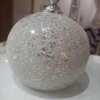 لوستر توپی کریستالی