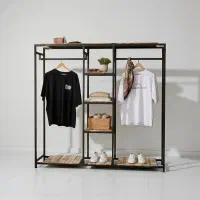 رگال دکور استند شلف آویز لباس