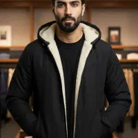 کاپشن مردانه مشکی|لباس|طرقبه, |دیوار