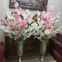 گل مصنوعی خارجی با گلدان نو فقط ۲عدد مانده|گل مصنوعی|تهران, فلاح|دیوار