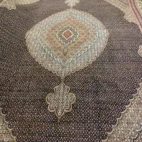 (فرش حق زاده)جفت فرش۱۸متری ماهی۴۰رج گل ابریشم|فرش|تبریز, |دیوار