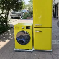 یخچال و لباسشویی امرسان قرمز