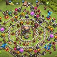 اکانت کلش آف کلنز تان 11 فول مکس آماده ارتقا به 12