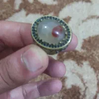 انگشتر فیروزه نیشابوری موزنایت وعقیق یمنی اصل|جواهرات|آبادان, |دیوار