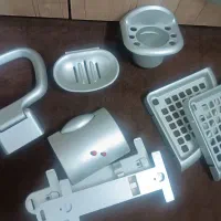 ست حمام توالت استند جا مسواک،حوله ، صابون،دستمال