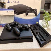 کنسول PS4 اسلیم کپی خور یک ترا ۲دسته+بازی وگارانتی