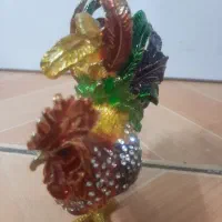 مجمه خروس فلزی برنجی