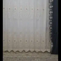 پرده حریر مدل قاپی خیلی تمیزه درحد