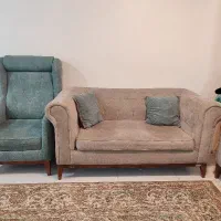 مبل ۷نفره در حد نو و تخت خواب یک نفره|مبلمان خانگی و میز عسلی|اهواز, فاز ۵ پاداد|دیوار