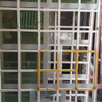 دوعدد پنجره ابعاد ۱۱۰×۲متر|مصالح و تجهیزات ساختمان|رومشکان, |دیوار