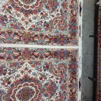 جفت قالیچه هاشیه ابریشم خطیبی رج ۴۰|فرش|تبریز, |دیوار