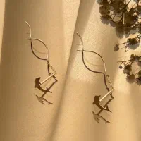 گوشواره کرلی طلا