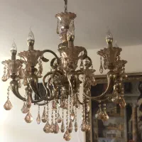 لوستر 8شاخه کریستال|لوستر و چراغ آویز|تهران, ونک|دیوار