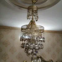 لوستر پذیرایی طلایی