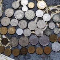 46عددسکه قدیمی تمیز ایرانی و خارجی|کلکسیون سکه، تمبر، اسکناس|رشت, کوی طالقانی|دیوار