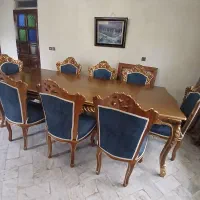 میز ناهارخوری کلاسیک ۸نفره|میز و صندلی غذاخوری|تهران, تاکسیرانی|دیوار