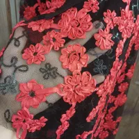 قرمز بلند|لباس|تفت, |دیوار