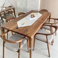 میز نهار خوری میز نهارخوری با صندلی نیلی مرینوس|میز و صندلی غذاخوری|تهران, گلستان (شهرک راه آهن)|دیوار