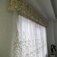 3عدد پرده سالم به همراه کتیبه|پرده، رانر، رومیزی|رشت, حمیدیان|دیوار