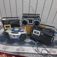 رادیو ضبطهای قدیمی ژاپنی عتیقه سالم کلکسیونی