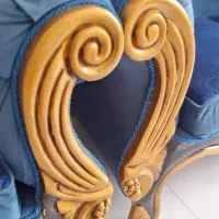 مبلمان سلطنتی ۷ نفره|مبلمان خانگی و میز عسلی|مشکیندشت, |دیوار