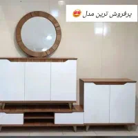 اینه کنسول میز تلویزیون جاکفشی|بوفه، ویترین، کنسول|اسلام‌شهر, شهرک الهیه|دیوار