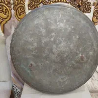 سینی مسی قدیمی مجمع و چراغ