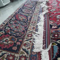 جفت قالی دستبافت ۹متری|فرش|کرمان, |دیوار