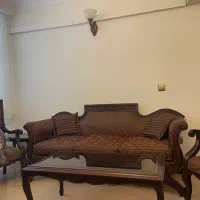 مبل استیل همراه میز نهارخوری