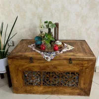 صندوقچه وپنجره سنتی به همراه دوعدد شمعدان|صنایع دستی و سایر لوازم تزئینی|دورود, |دیوار