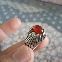انگشتر دست ساز عقیق یمن