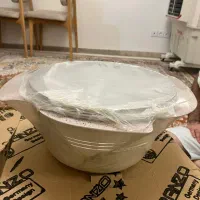 سرویس قابلمه تفلون سرانزو - کرم رنگ