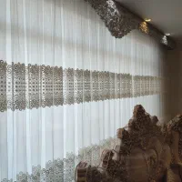 پرده سلطنتی حریر در حدنو