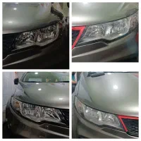 شفاف سازی چراغ با ضمانت کیفیت و بهترین کیفیت