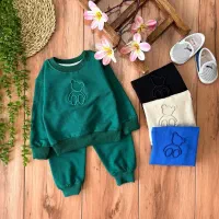 ست بچگانه بلوز شلوار خرس گلدوزی