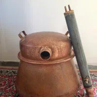 دیگ مسی گلاب گیری