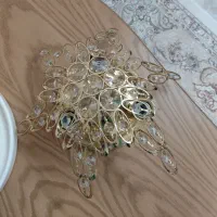 چراغ خواب دیواری سه شعله دون کریستال طرح ستاره|چراغ خواب و آباژور|کرج, حیدرآباد|دیوار