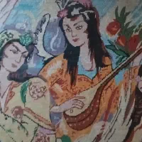 ۲ عدد تابلو دست بافت کوبان و دست نویس سوره توحید|تابلو فرش|تهران, آبشار تهران (دریاچه)|دیوار