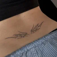 تتو بدن هزینه مواد فقط ۳۵۰