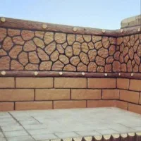 نما طرح چوب و سنگ سیمانی|خدمات پیشه و مهارت|برازجان, |دیوار