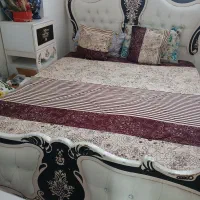 تخت 2 نفره کاملا نو همراه با تشک|تخت و سرویس خواب|قزوین, |دیوار