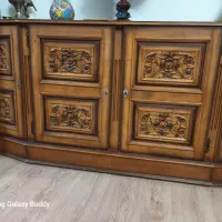 بوفه قدیمی چوب خالص|بوفه، ویترین، کنسول|سنندج, |دیوار