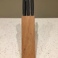 ست چاقو IKEA استند چوب طبیعی|ظروف پخت‌وپز|تهران, امانیه|دیوار