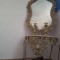 آینه کنسول برنزبزرگ وزیبا