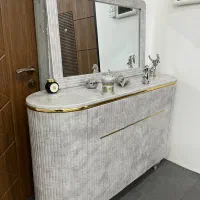 ست کنسول ایینه و میز تلویزیون