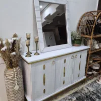 میز کنسول با آینه و میز تلوزیون و جا کفشی