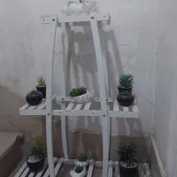 پایه گل و صندلی