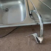 سینک ظرفشویی|آب‌چکان و نظم‌دهنده ظروف|آبادان, |دیوار