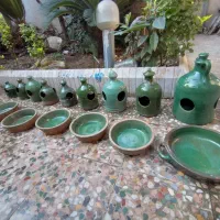 کوزه آب کبوتر و جای تخم کبوتر