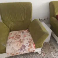 مبلمان ۷نفره با جلومبلی وعسلی